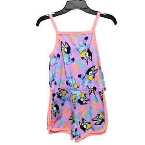 Bluey Girls Floral Romper NWT Multiple Sizes